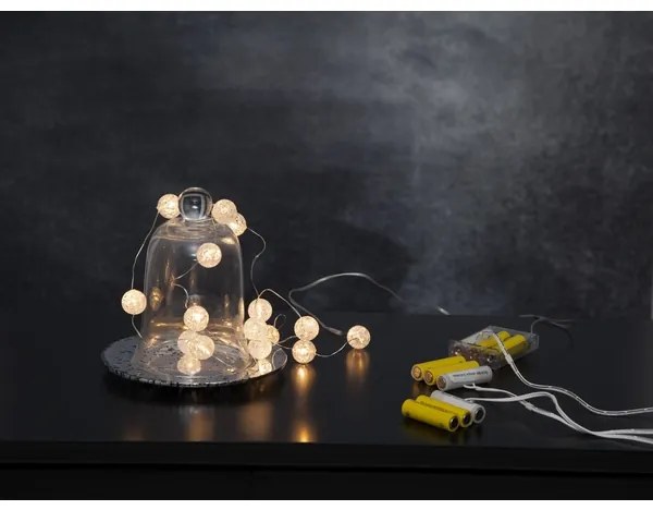 Eglo 411068 - Catena natalizia LED DEW DROP 15xLED/3xAA 1,4m