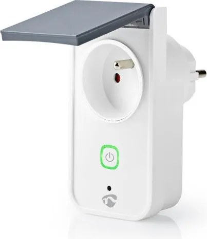 Nedis Wi-FiPO120EWT presa smart esterna 3680W/TYPE/230V Wi-Fi IP44