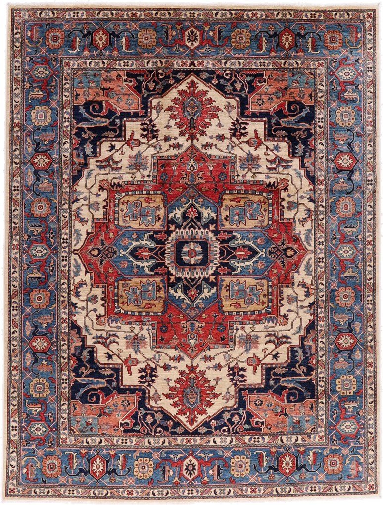 Heriz Tappeto 360x270 (Pakistan) Annodato A Mano