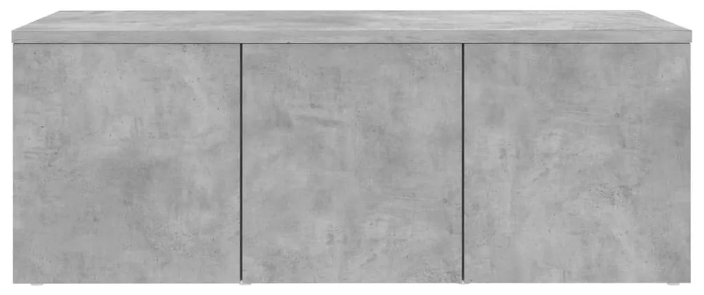 Mobile tv grigio cemento 80x34x30 cm in truciolato