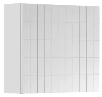 Pensile bagno Pixel laccato opaco bianco, 1 anta apertura da destra e sinistra P 17 x L 40 x H 40 cm