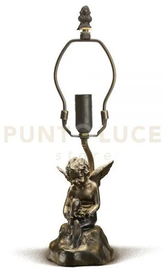 Solo base per lampada da tavolo angelo in zama h.45 1 luce attacco ...