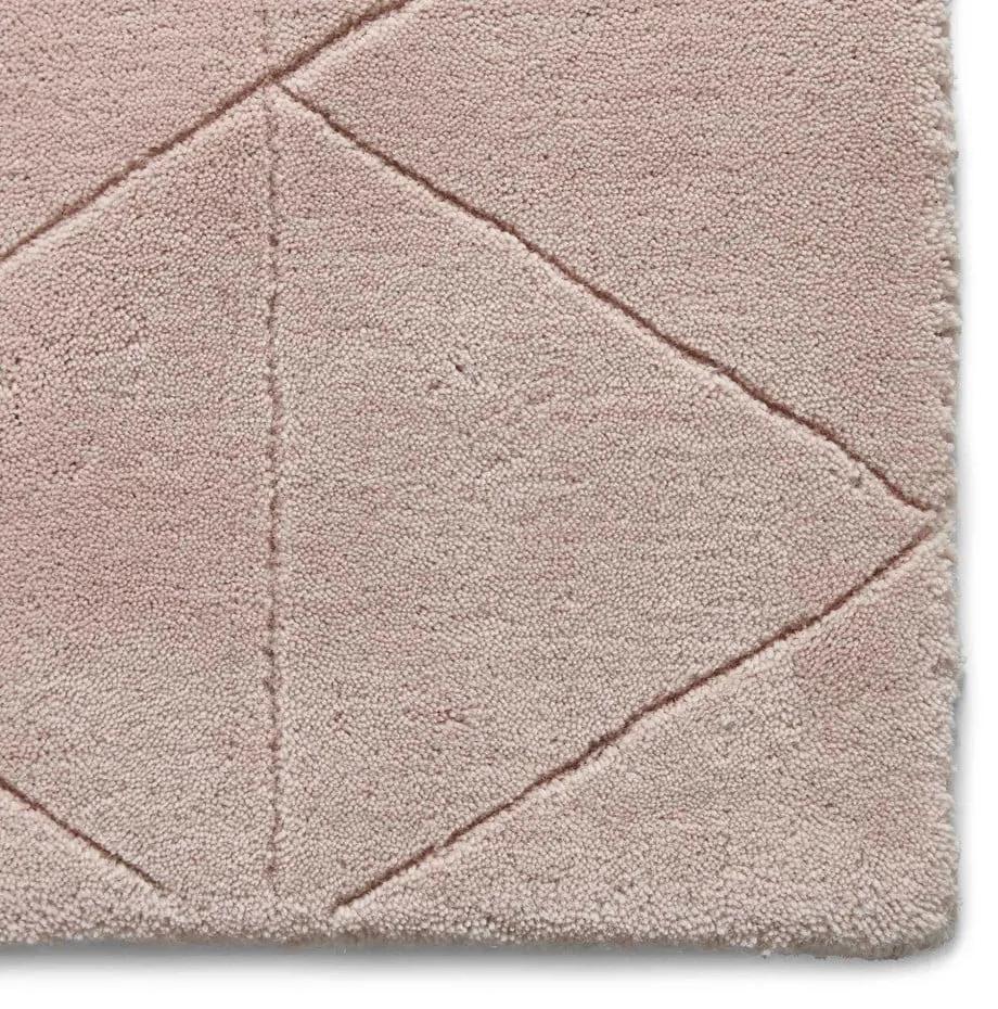 Tappeto di lana rosa , 120 x 170 cm Kasbah - Think Rugs