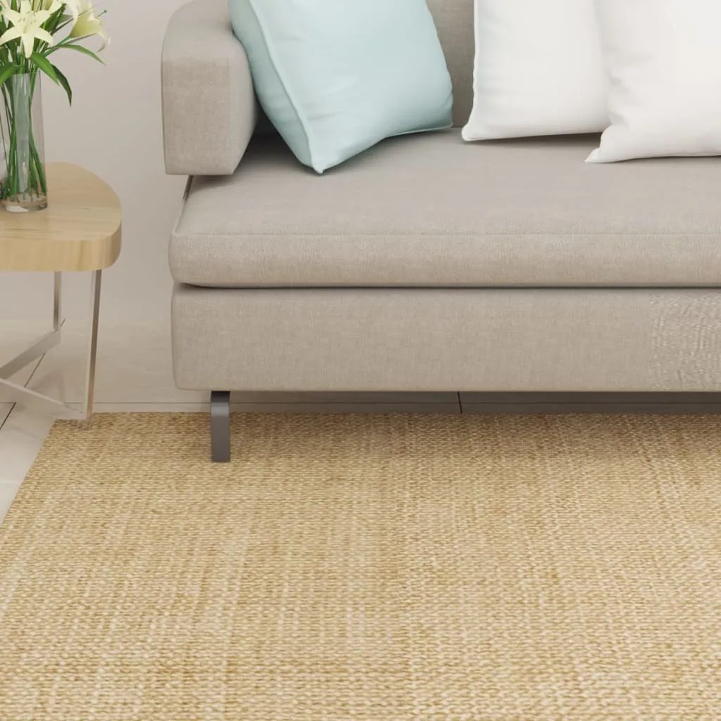 Tappeto İn Sisal Naturale 80 X 100 Cm /