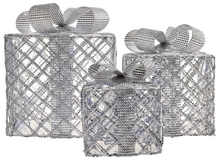 Decorazione natalizia LED 72xLED/1,35W/230V argento