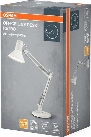 Osram - Lampada da scrivania LED dimmerabile OFFICE LINE LED/9W/230V 3000K bianca