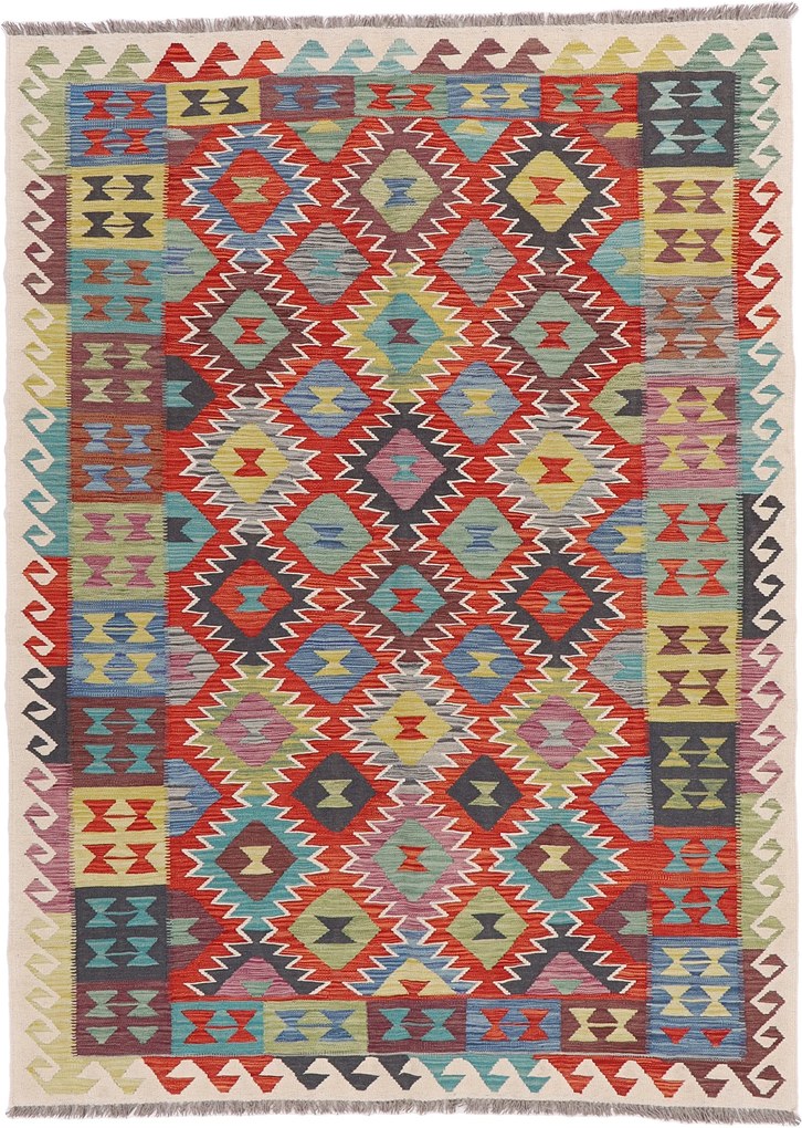 Kilim Tappeto 240 x 170 (Pakistan) Annodato A Mano