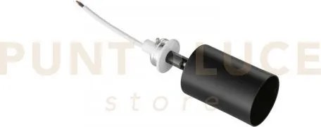 Incasso vulkan nero 1 luce attacco gu10 5,3x8x14,5cm in gesso verni...