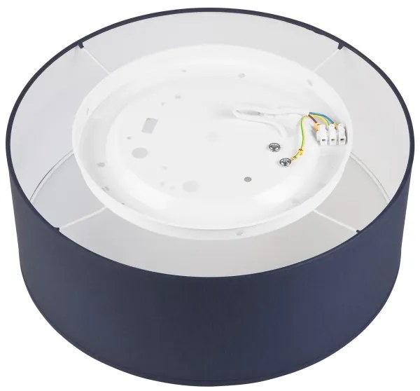 Plafoniera SIRJA PASTEL 1xE27/60W/230V diametro 35 cm blu scuro