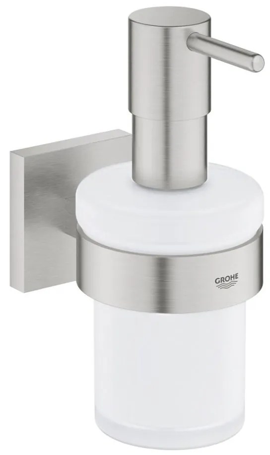 GROHE 41098DC0 - Dispenser di sapone liquido START CUBE 160 ml in acciaio inox