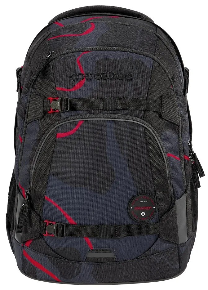 Zaino scuola coocazoo MATE, Lava Lines, certificato AGR