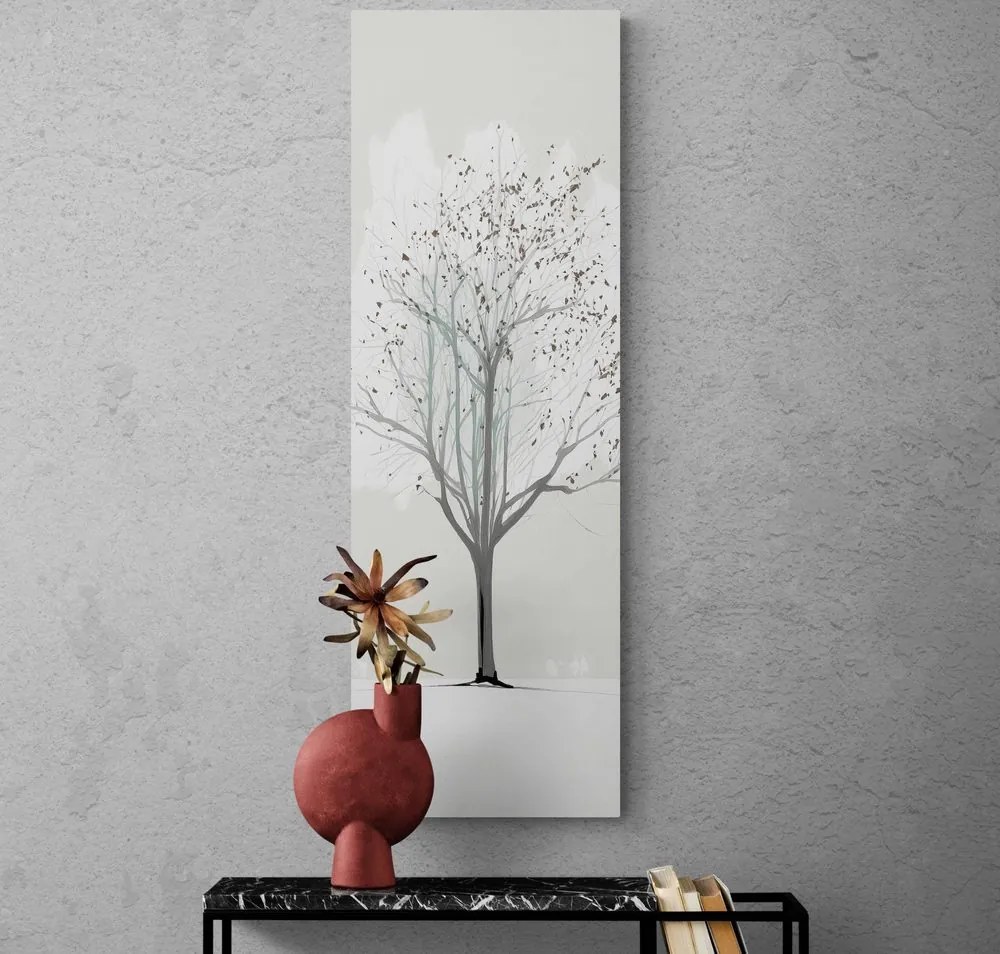 Quadro su tela – Corona invernale dell'albero
