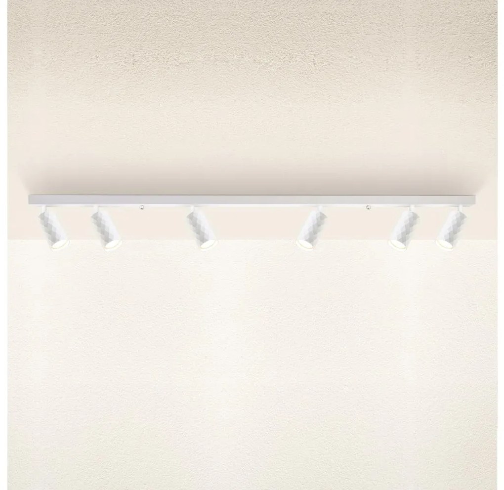 Brilagi - Faretto SELE DIAMANT 6xGU10/30W/230V bianco