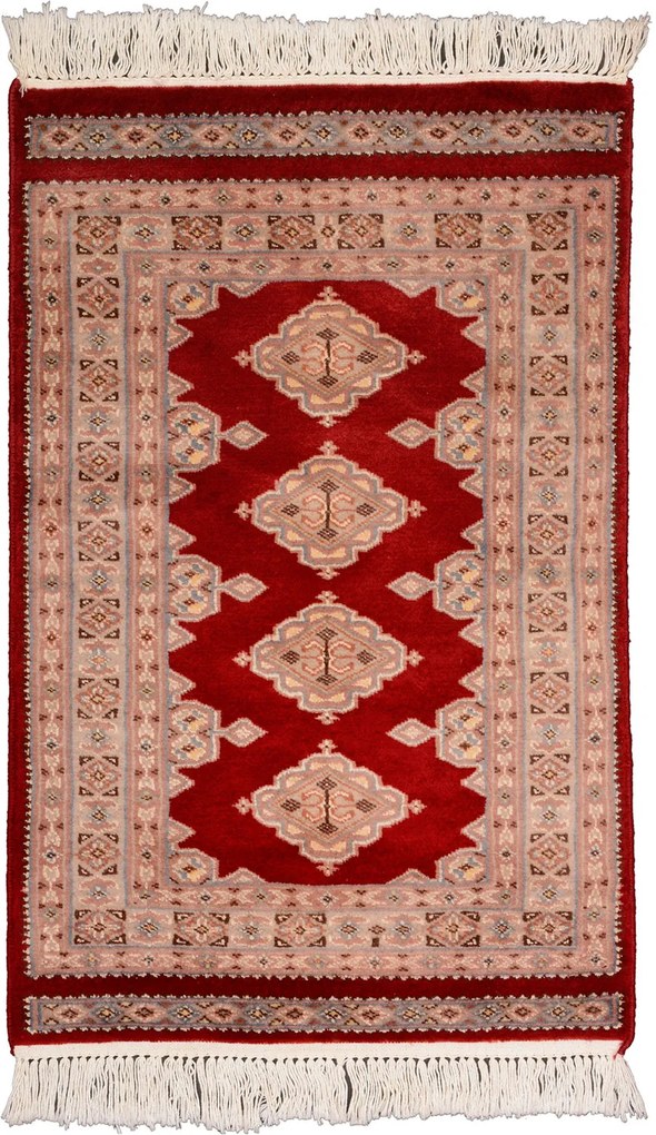 Bokhara Tappeto 90x60 Beige (Pakistan) Annodato A Mano