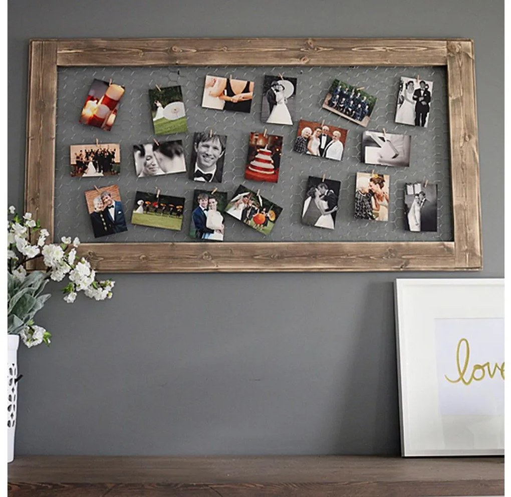 Legno cornice per foto 100x60 cm legno