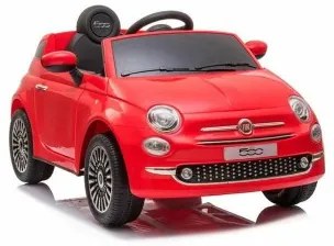 Macchina Elettrica per Bambini Injusa Fiat 500 Rosso Radiocomando