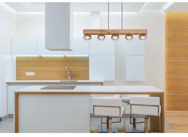 Globo 15656-5H - Lampadario a sospensione MOITAS 5xE27/40W/230V