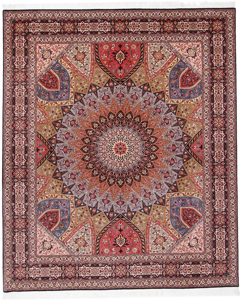 Tabriz Tappeto persiano 260x310 (Iran) Annodato A Mano