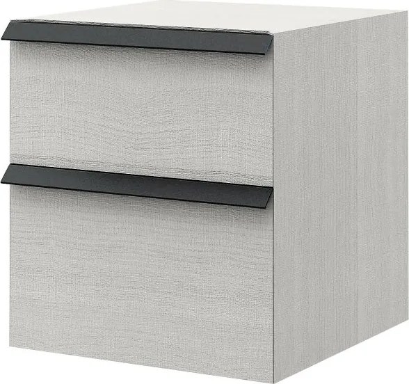 Estensione per mobile da bagno Moon 2 cassetti bianco L 45 x H 46 x P 46 cm