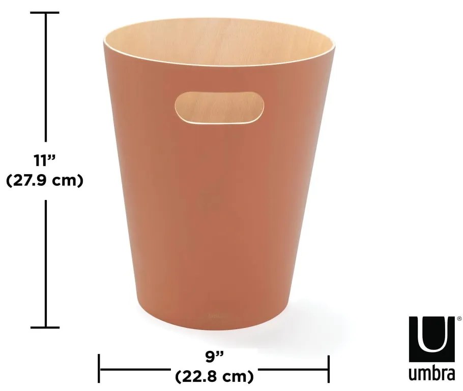 Cestino in legno da 7,5 l Woodrow - Umbra