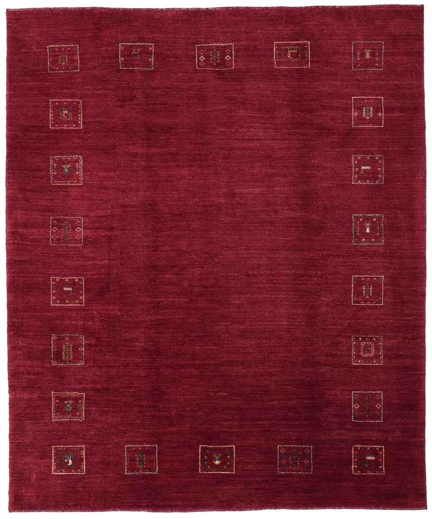 Gabbeh Tappeto 210 x 260 (Iran) Annodato A Mano