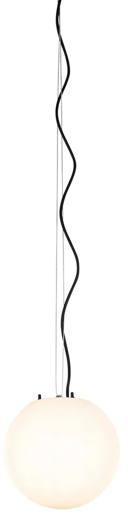Lampada a sospensione da esterno moderna bianca 25 cm IP65 - Nura