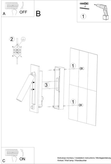 Sollux SL.0956 - Faretto da muro ENIF 1xG9/12W/230V