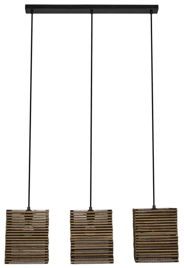 Ledvance - Lampadario a sospensione con filo DECOR CARDBOARD 3xE27/15W/230V