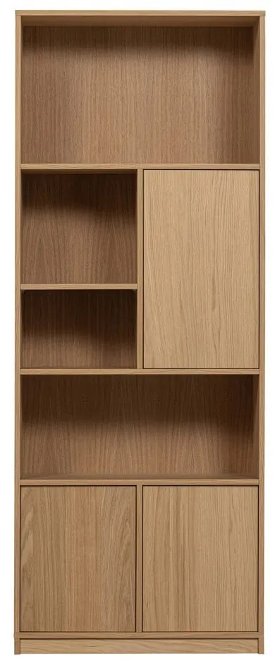 Libreria modulare in rovere naturale 77x199 cm Modulair - vtwonen