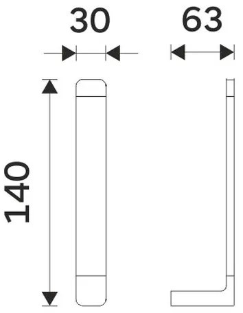 NIMCO MA 29055R-26 - Porta carta igienica MAYA cromo lucido
