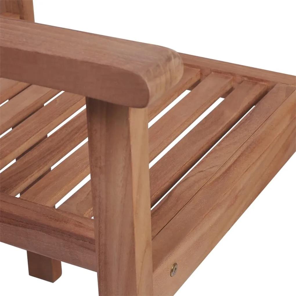 Sedie da giardino impilabili 6 pz in legno massello di teak