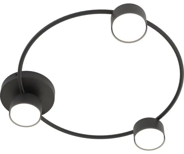 Plafoniera LUCIO 3xGX53/12W/230V nero