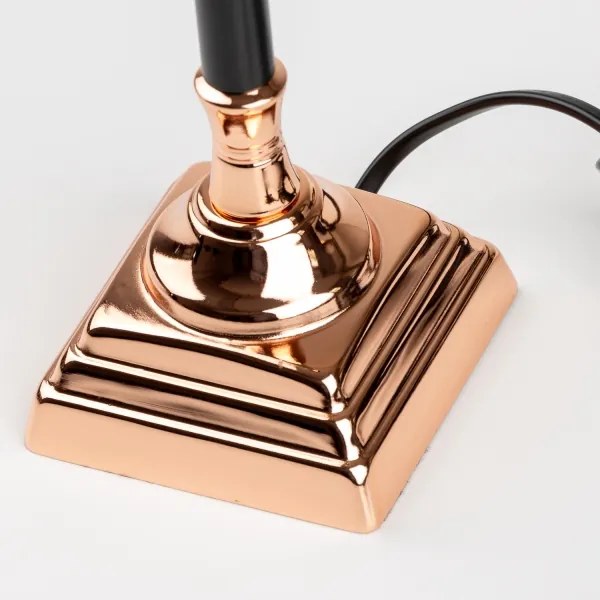 Brilagi - Lampada da tavolo CERIA 1xE14/40W/230V nero/rame/bianco