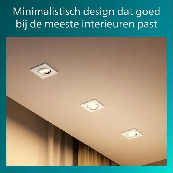 Philips - Faretto da incasso PERIDOT 1xGU10/7W/230V bianco
