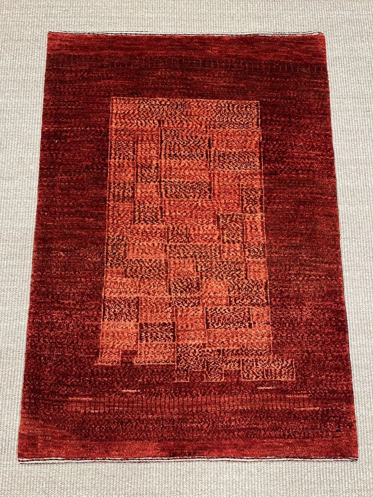 Gashguli Tappeto 80 x 110 Rosso (Iran) Annodato A Mano