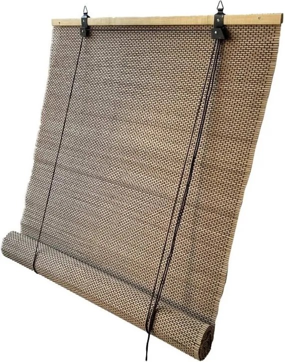 Tenda a pacchetto di colore naturale in bambù 90x220 cm Lyra – Gardinia