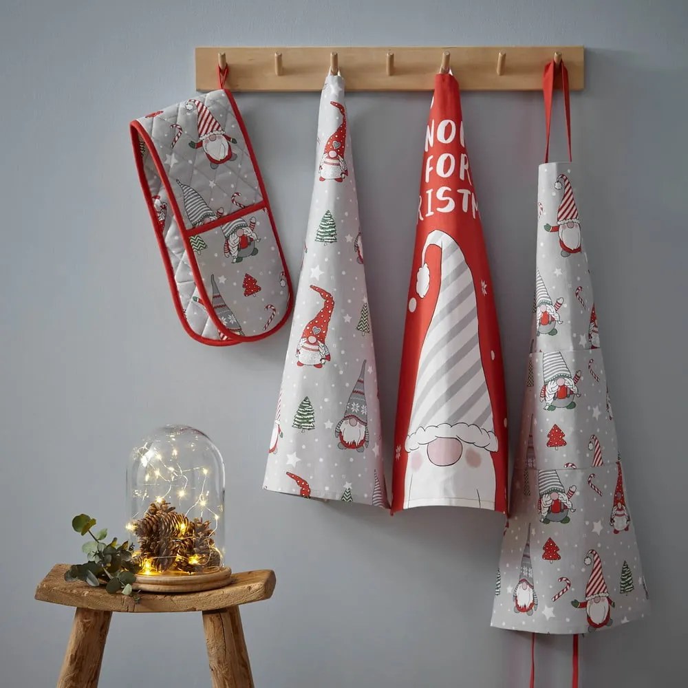 Set di strofinacci in cotone a tema natalizio 4 pz 50x70 cm Gnomes – Catherine Lansfield