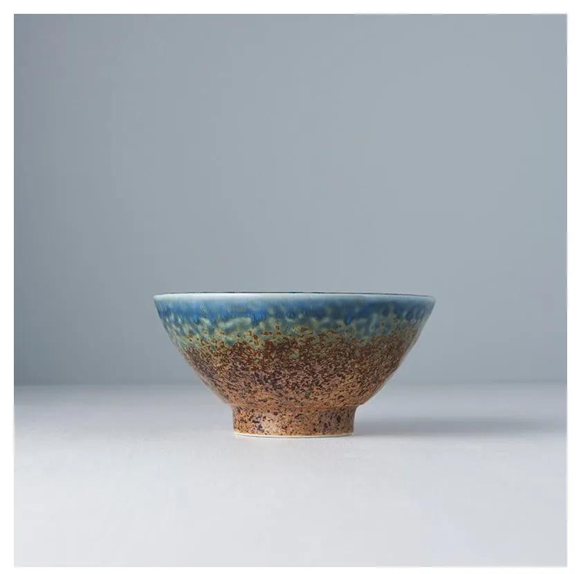 Ciotola in ceramica blu-marrone, ø 16 cm Earth &amp; Sky - MIJ
