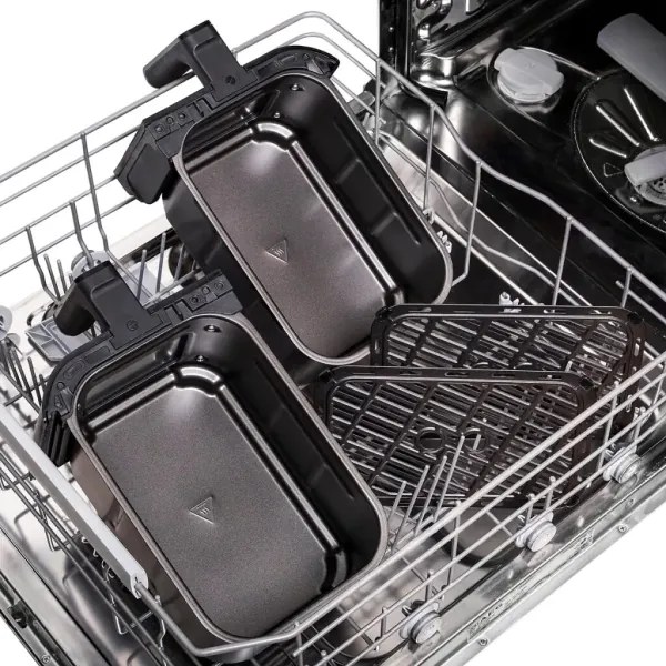 TESLA Electronics AirCook - Friggitrice ad aria digitale duale 9 l 2400W/230V