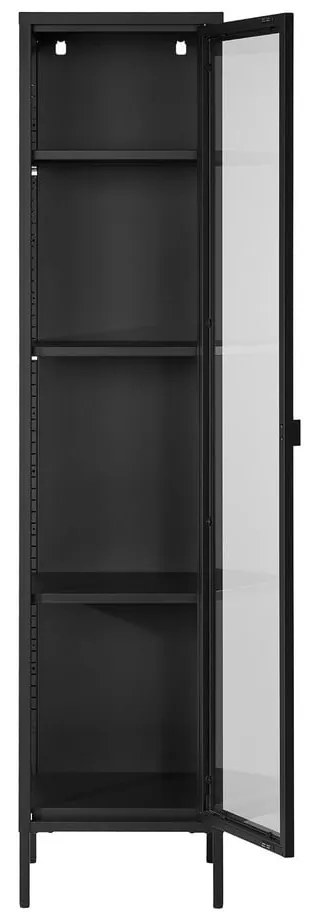 Vetrina in metallo nera 40x180 cm Brisbane - House Nordic