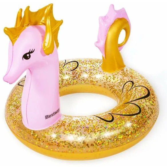 Ciambella cavalluccio marino glitter Bestway 135 cm – Ride-on party