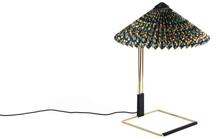 HAY - Matin Lampada da Tavolo Hay x Liberty S Polished Brass/Cherry Hay