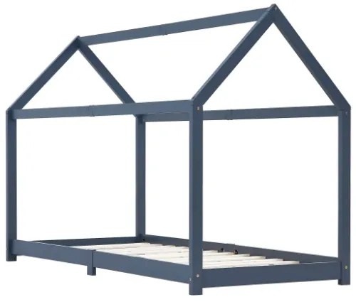 Giroletto per Bambini Grigio in Massello di Pino 90x200 cm