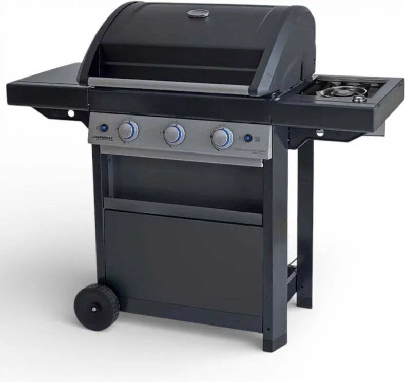 Barbecue a gas 9,6 Kw con 3 bruciatori + fornello e doppia alimentazione metano - gpl 3 CLASSIC LBS DUAL GAS