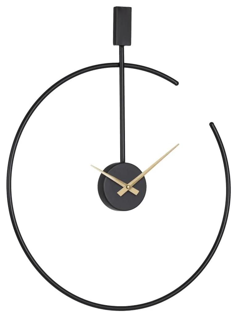 Orologio da Parete 50 x 5 x 60 cm Nero Metallo