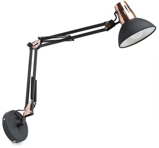 RED - Design Rendl - R12651 - Lampada da muro ANTE 1xE27/28W/230V nera