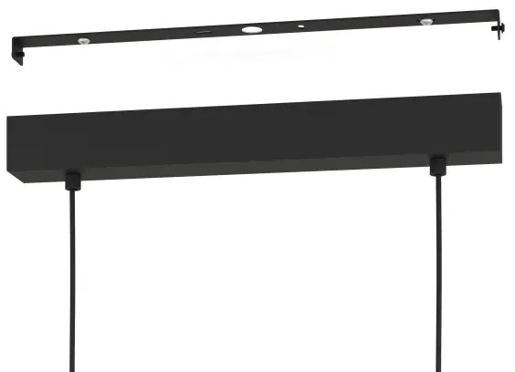 Eglo 43739 - Lampadario a sospensione con filo SHERBURN 3xE27/40W/230V