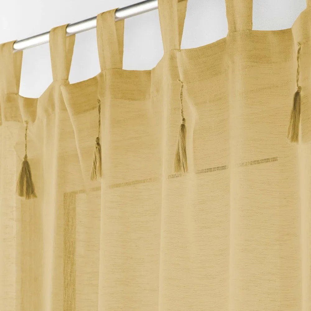 Tenda gialla 140x240 cm Dalila - douceur d'intérieur