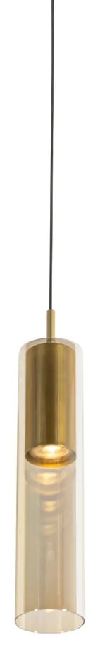 Lampada a sospensione moderna dorata per sistema a binario monofase - Iconic Lloyd