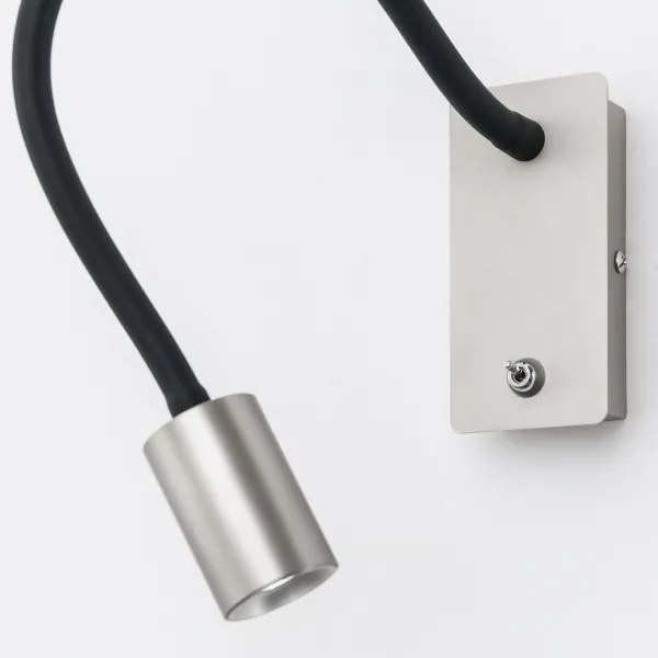 Orion WA 2-1342 - LED Lampada da parete flessibile piccola KURT LED/5W/230V argento